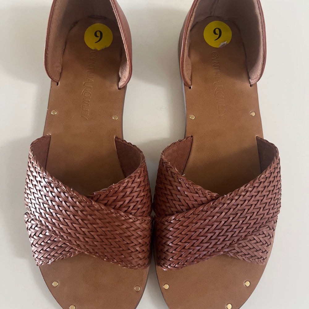 Women’s Cynthia Rowley Fiona Braided Brown Sandal Shoe